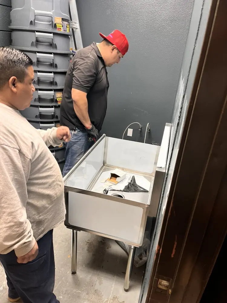 Commercial plumbing and sink installation in Missoula